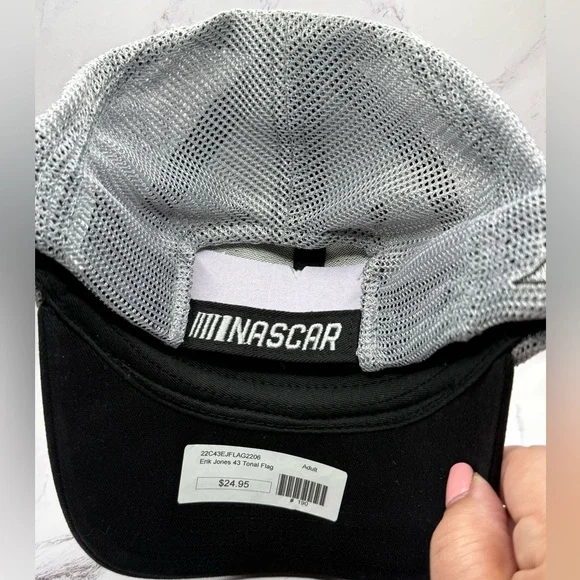 Nascar Erik Jones 43 tonal flag adult size baseball hat NWT - Picture 6 of 6